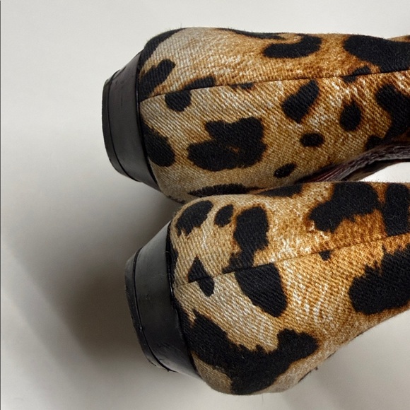 Authentic vintage Christian Dior leopard boots 38.5 john galliano - Picture 6 of 17